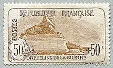 Image du timbre Le Lion de Belfort 50c+50c