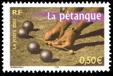 Image du timbre La pétanque