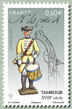 Image du timbre Tambour XVIIIème siècle