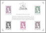 Les timbres du bloc-feuilletPatrimoine de la philatélie de 2022