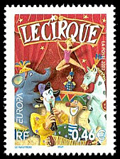 Image du timbre Le cirque