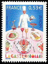 Image du timbre La gastronomie