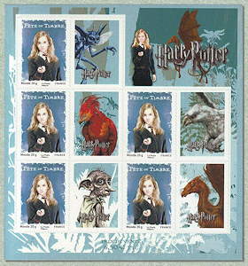 Image du timbre Bloc-feuillet de 5 timbres autoadhésifs d'Hermione