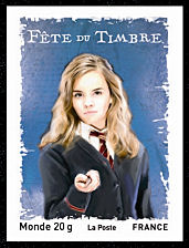 Hermione, amie d´Harry Potter<br />Timbre non dentelé issu du bloc-feuillet