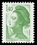 Image du timbre La République, type Liberté - 1F40
