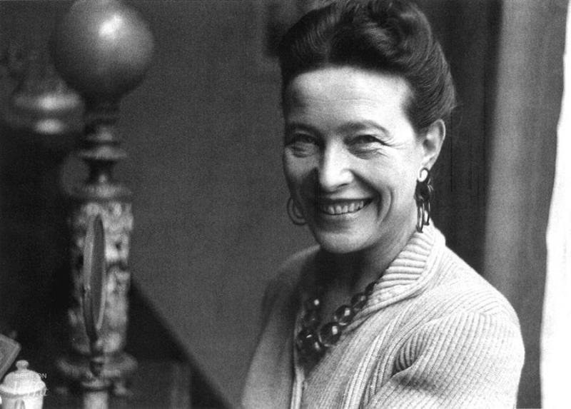 Simone de Beauvoir par Pierre Boulat