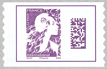 Image du timbre Lettre prioritaire autoadhésive   pour le monde jusqu'à 20g