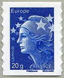 Image du timbre Lettre prioritaire  20g  Europe bleu autoadhésif