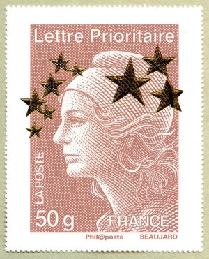Marianne de Beaujard Lettre prioritaire 50g