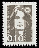 Image du timbre Marianne de Briat 0F10 brun