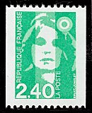 Image du timbre Marianne de Briat 2F40 vert pour roulette