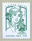 Image du timbre Marianne de Ciappa et Kawena-Lettre verte jusqu'à 20g  - Timbre pour roulette