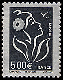 Image du timbre La Marianne de Lamouche en argent