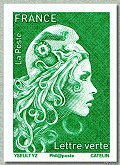 Image du timbre Marianne pour Lettre verte jusqu'à 20g