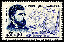 Image du timbre Bizet 1838-1875