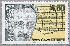 Image du timbre Henri ColletÉcrivain et compositeur ( 1855 1951)