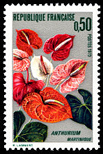 Image du timbre Anthurium - Martinique