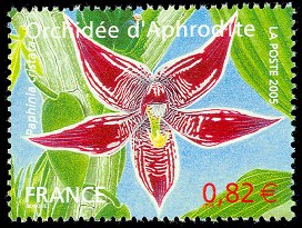 Image du timbre Orchidée AphroditePaphinia cristata