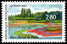 Le salon du timbre 1994<BR>Le parc floral de Paris