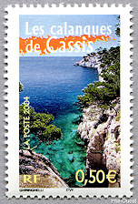 Image du timbre Les calanques de Cassis