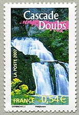 Image du timbre La cascade du Doubs