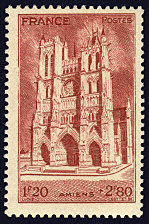 Image du timbre La cathédrale d'Amiens