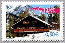 Image du timbre Chalet des Alpes
