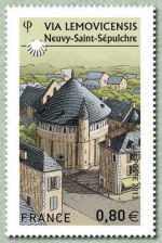 Image du timbre Via Lemovicensis - Neuvy-Saint-Sépulchre