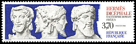 Image du timbre Hermès dicéphale - Haut-Empire Romain - Fréjus