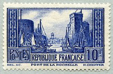 Image du timbre Le port de la Rochelle type II