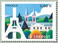 Image du timbre Le Creusot