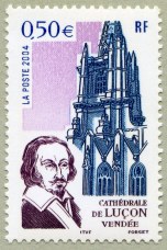 Image du timbre Cathédrale de LUÇON  - Vendée