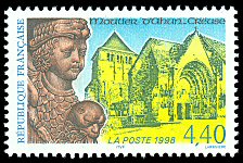 Image du timbre Millénaire de l´Abbaye de Moutier d´AhunCreuse