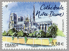 Image du timbre Cathédrale Notre-Dame