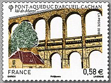 Image du timbre Pont-aqueduc d'Arcueil-Cachan - Val-de-Marne
