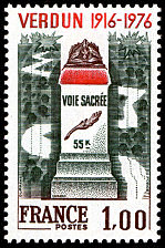 Image du timbre Verdun 1916-1976La Voie Sacrée