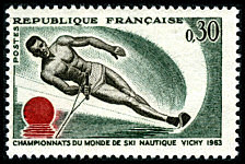 Championnats du monde de ski nautique
<br />
Vichy 1963