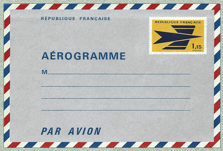 Image du timbre Oiseau stylisé, emblème des P.T.T. - 1,15 F