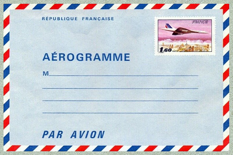 Image du timbre Concorde survolant Paris - 1,60  F
