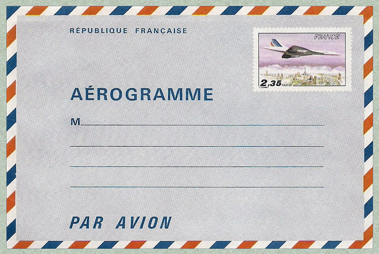 Image du timbre Concorde survolant Paris - 2,35 F