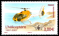 Image du timbre L'hélicoptère 1907-2007