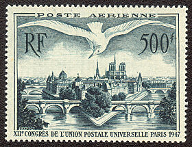 Image du timbre Vue de Paris