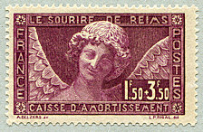 Image du timbre Le sourire de Reims