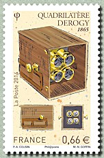 Image du timbre Le quadrilatère Derogy