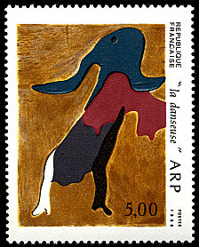 Image du timbre Jean Arp«La danseuse»