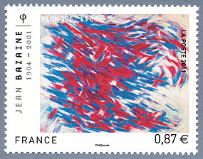 Image du timbre Jean Bazaine 1904-2001-«Plongée 1984»