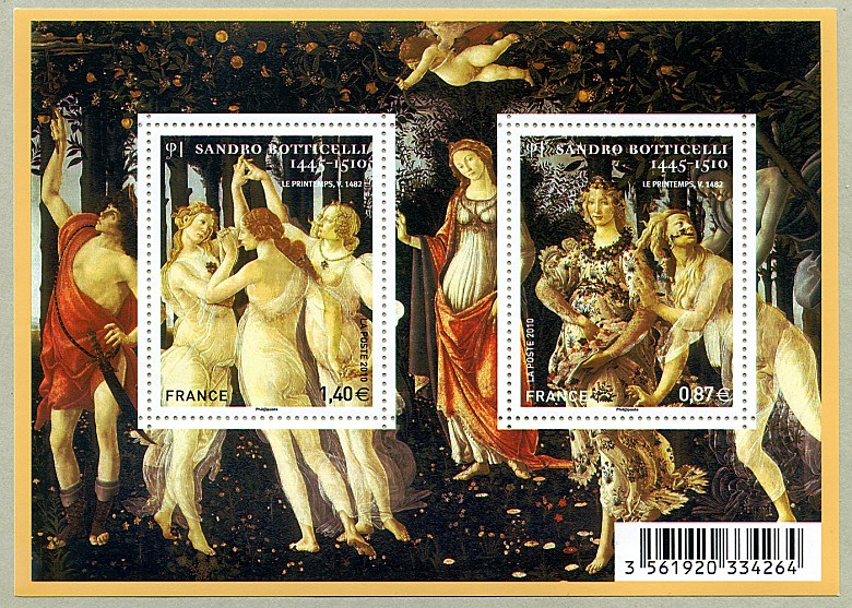 Image du timbre Sandro Botticelli 1445-1510-Le printemps