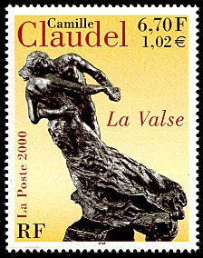 Image du timbre Camille Claudel «La valse»