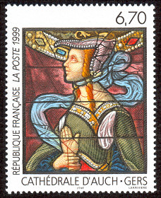 Image du timbre Vitrail de la cathédrale d'AuchDétail du vitrail réalisé par Arnaud de Moles
-
La sibylle de Tibur