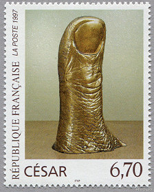 Image du timbre César - Le pouce